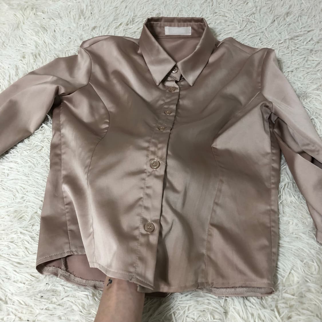 빈티지 실크 셔츠 상품이미지9