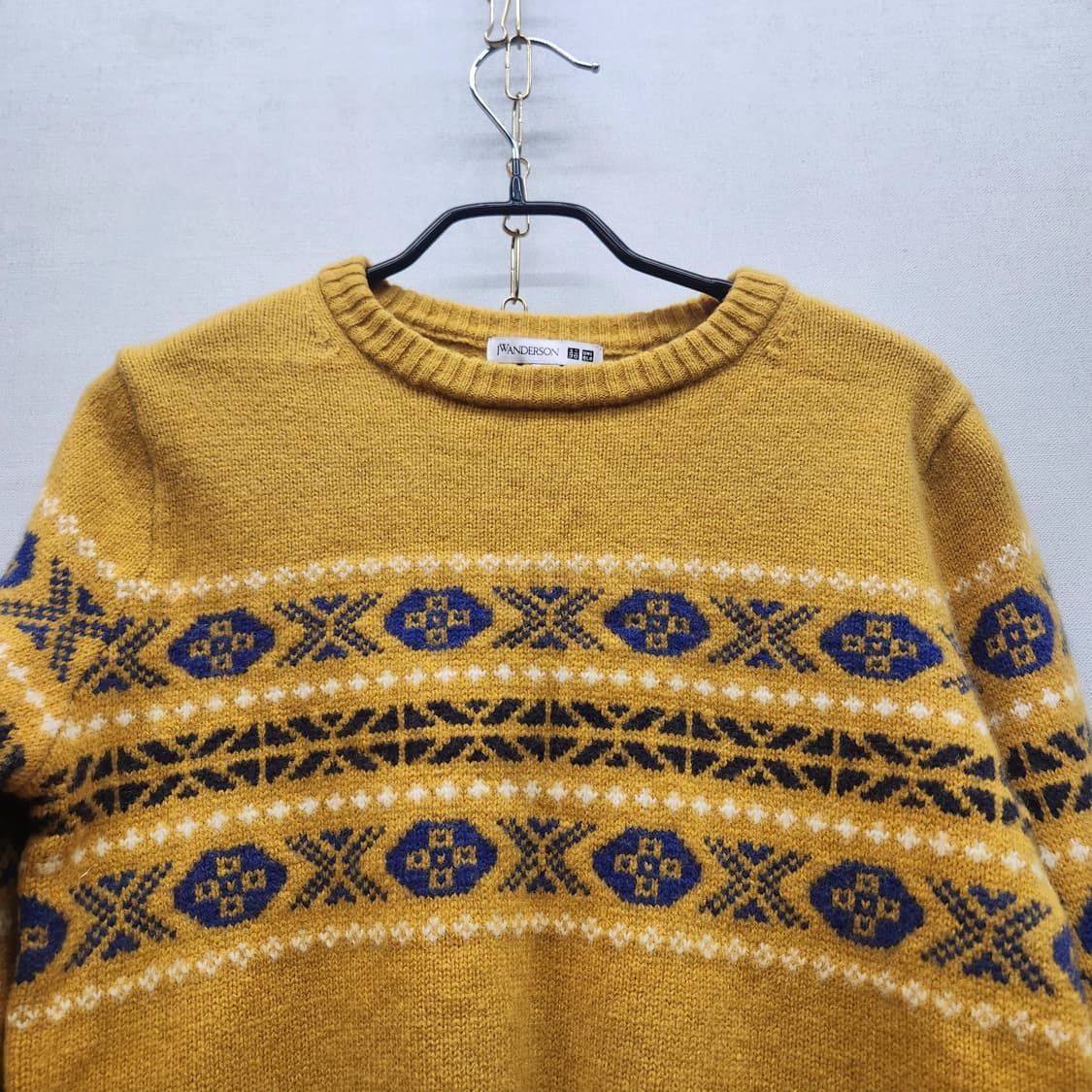 JW앤더슨x유니클로 기하학패턴 니트 M(S) 상품이미지2