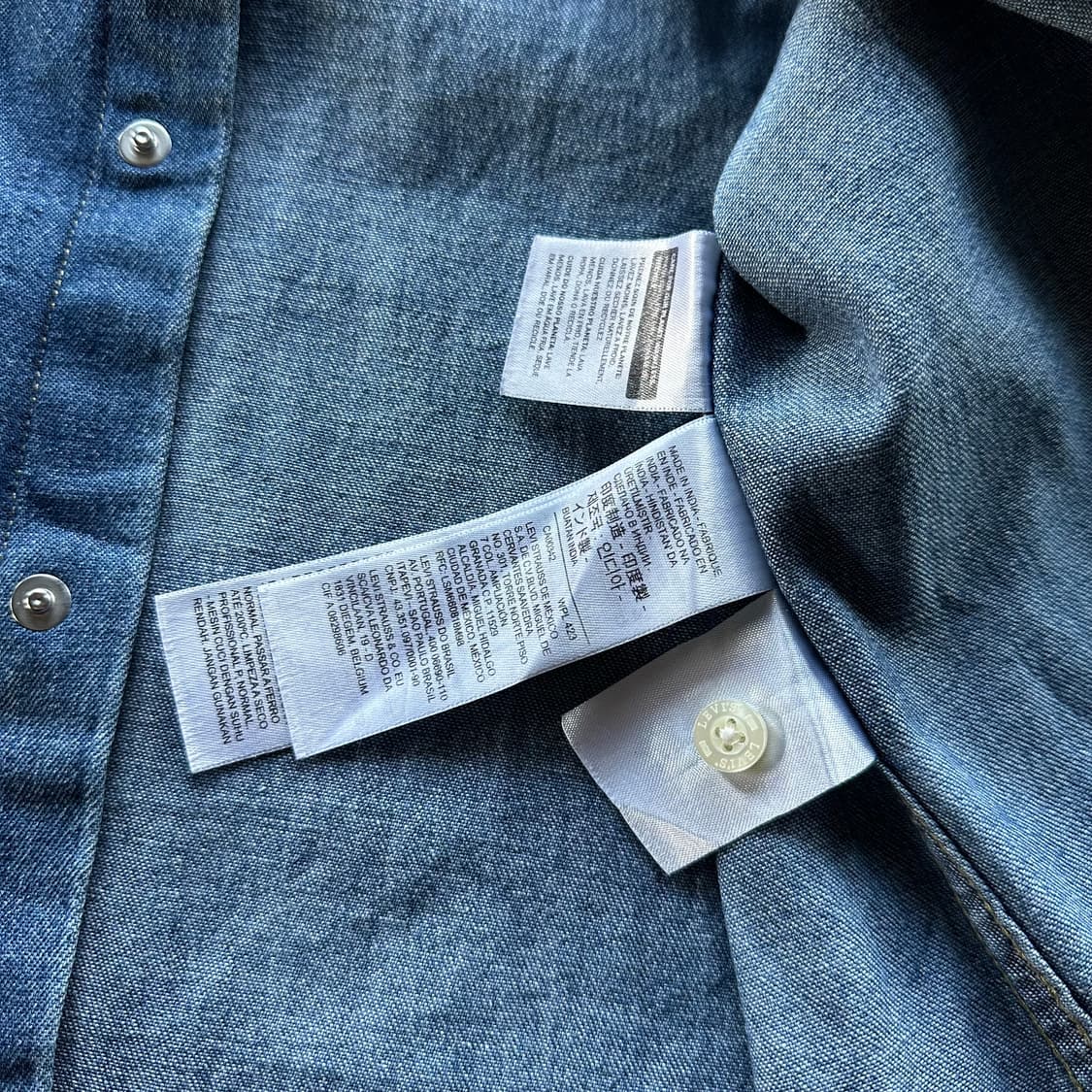 [S]리바이스 Levi's 웨스턴 데님 셔츠 상품이미지8