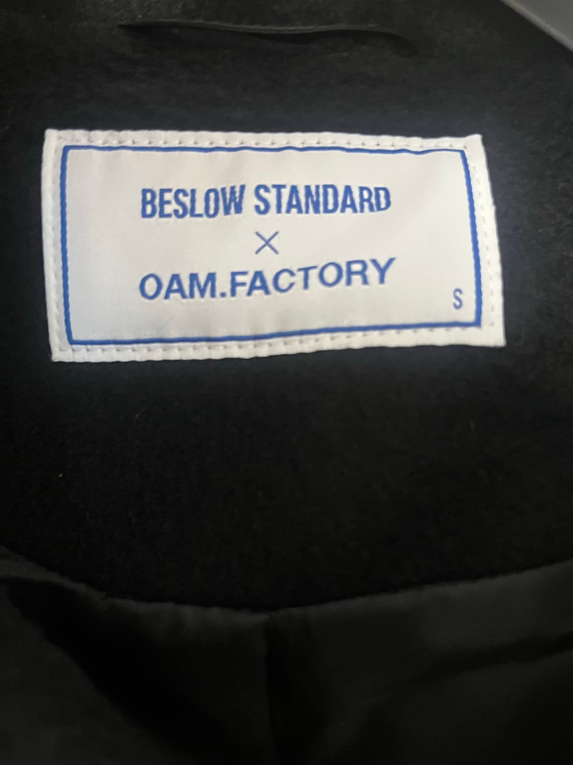 비슬로우&오에이엠팩토리 오버사이즈 발마칸코트 s 상품이미지5