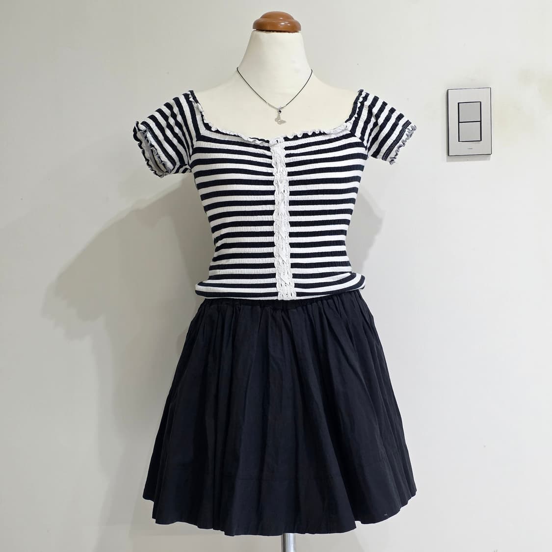 고스펑크st 블랙모리걸 발레코어 코디세트 상품이미지2