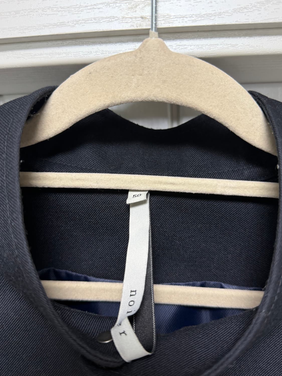 노이어 kkst 콜라보 오버핏 울 헤링턴 자켓 [네이비] 50 상품이미지9