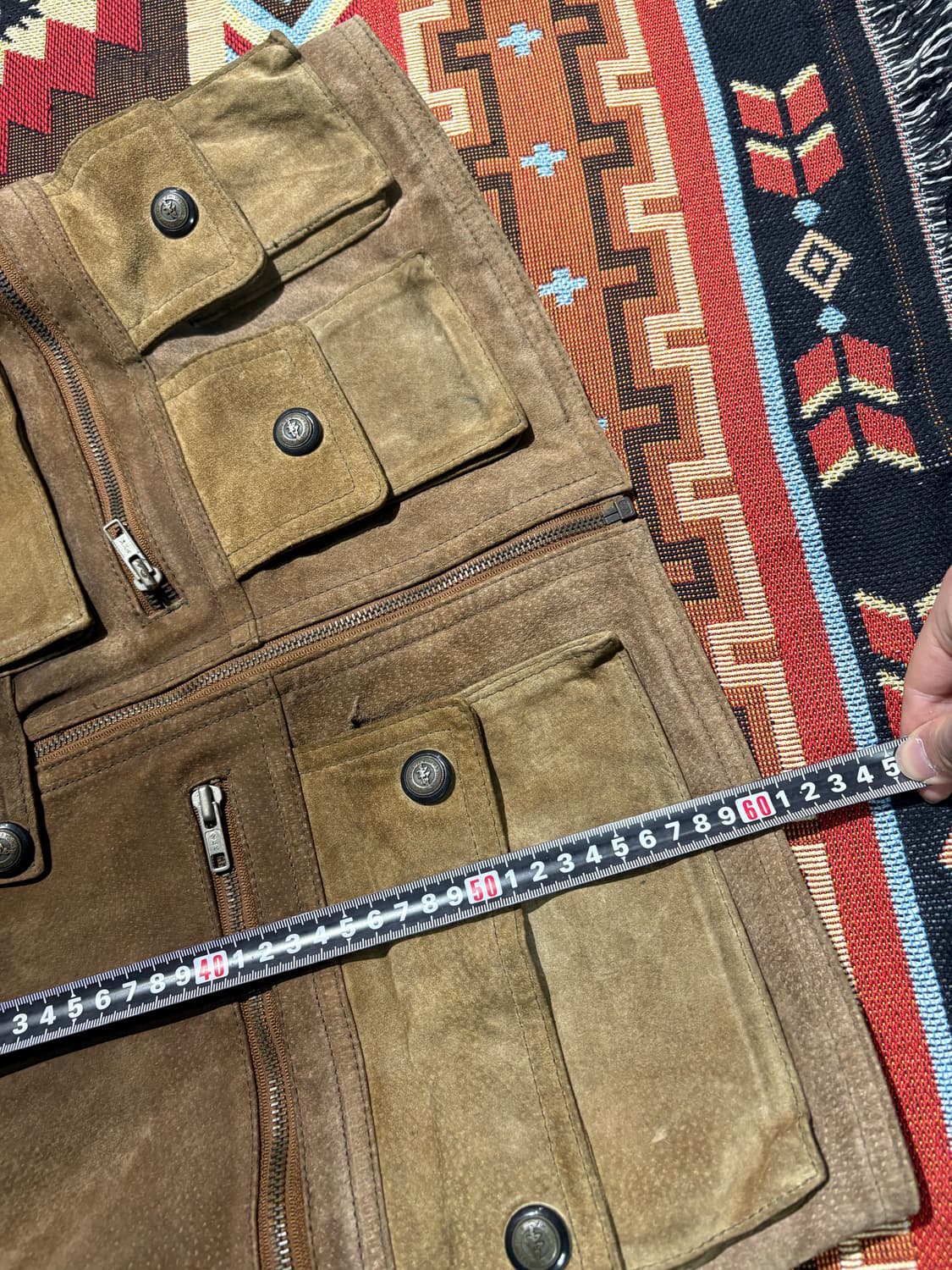 빈티지 웨스턴 스웨이드 베스트 상품이미지7