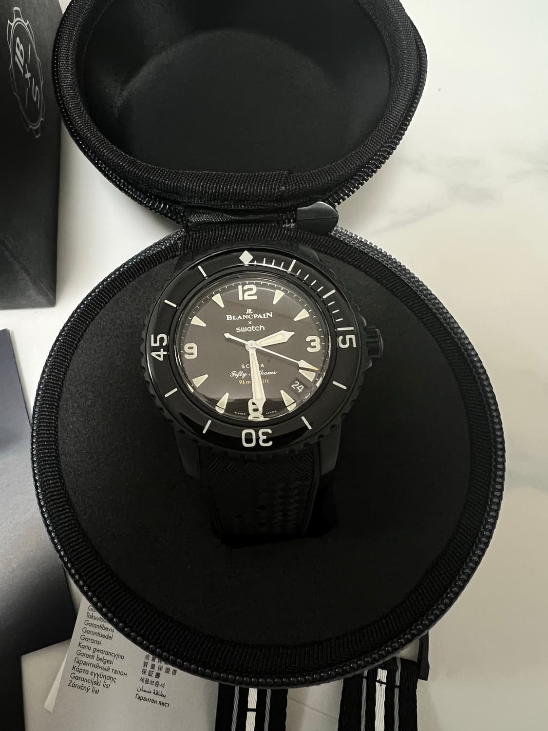 스와치 블랑팡 오션오브스톰 상품이미지1