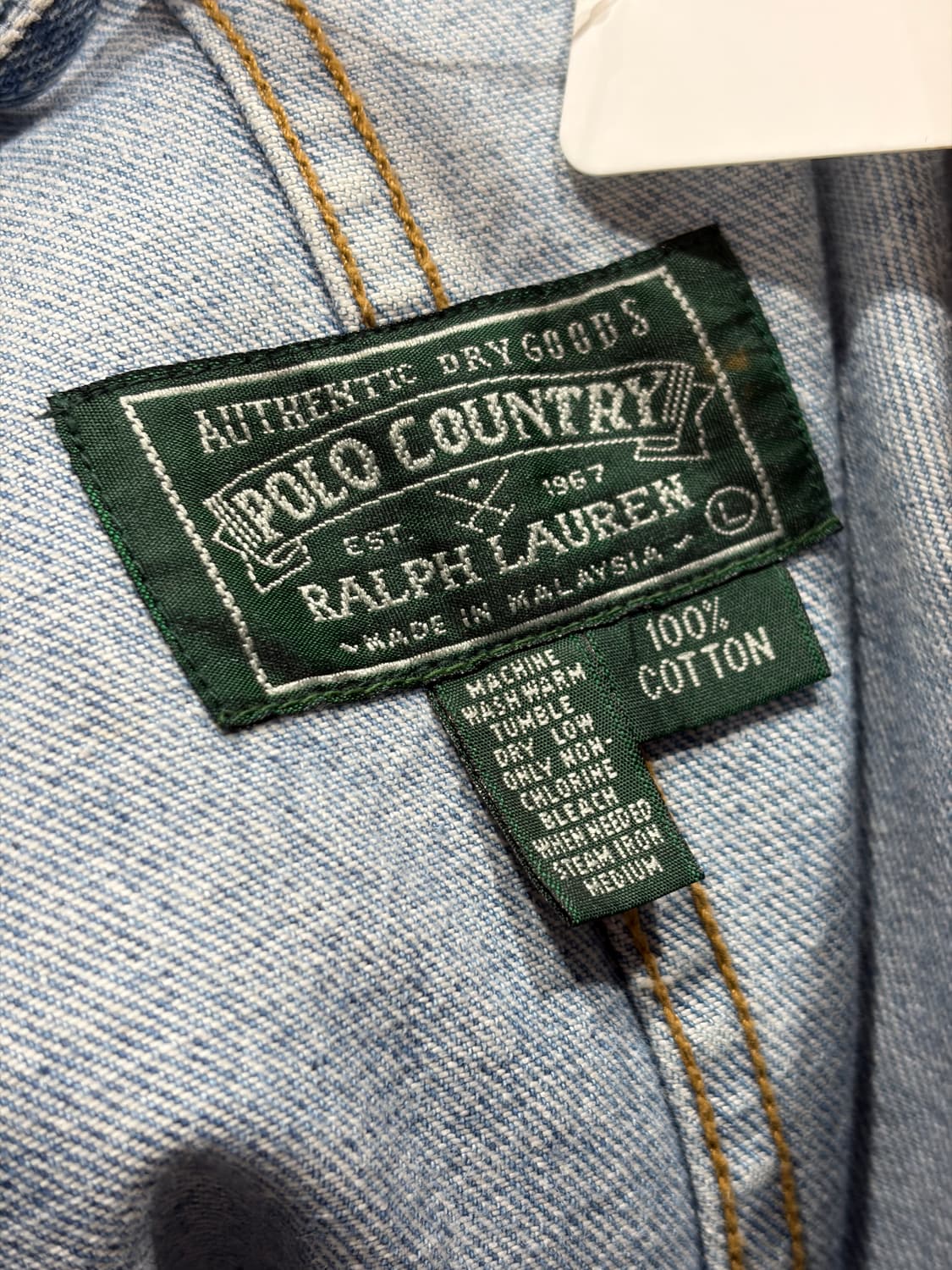 폴로 컨트리 하프벨트 데님 자켓 상품이미지5