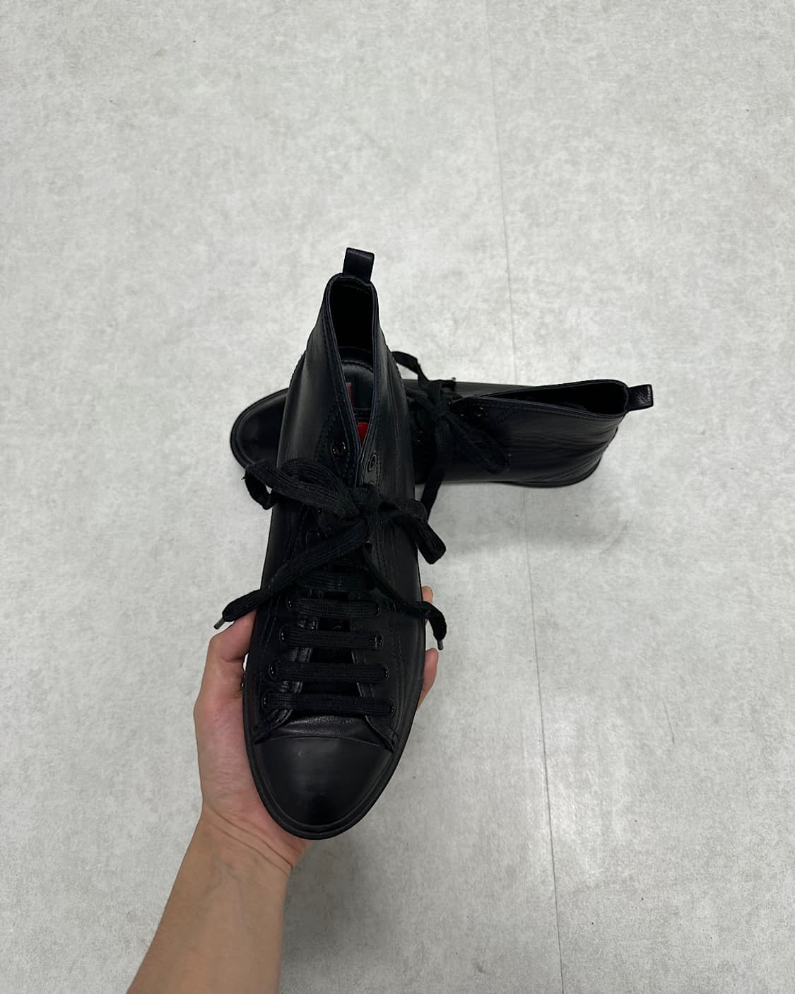 프라다 레더 하이탑  상품이미지3