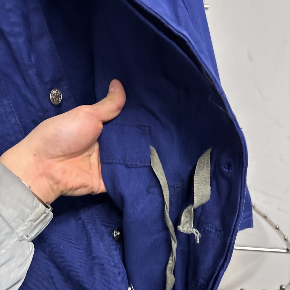 80~90s 프렌치 워크웨어 코튼트윌 커버올 점프수트  N955 상품이미지9