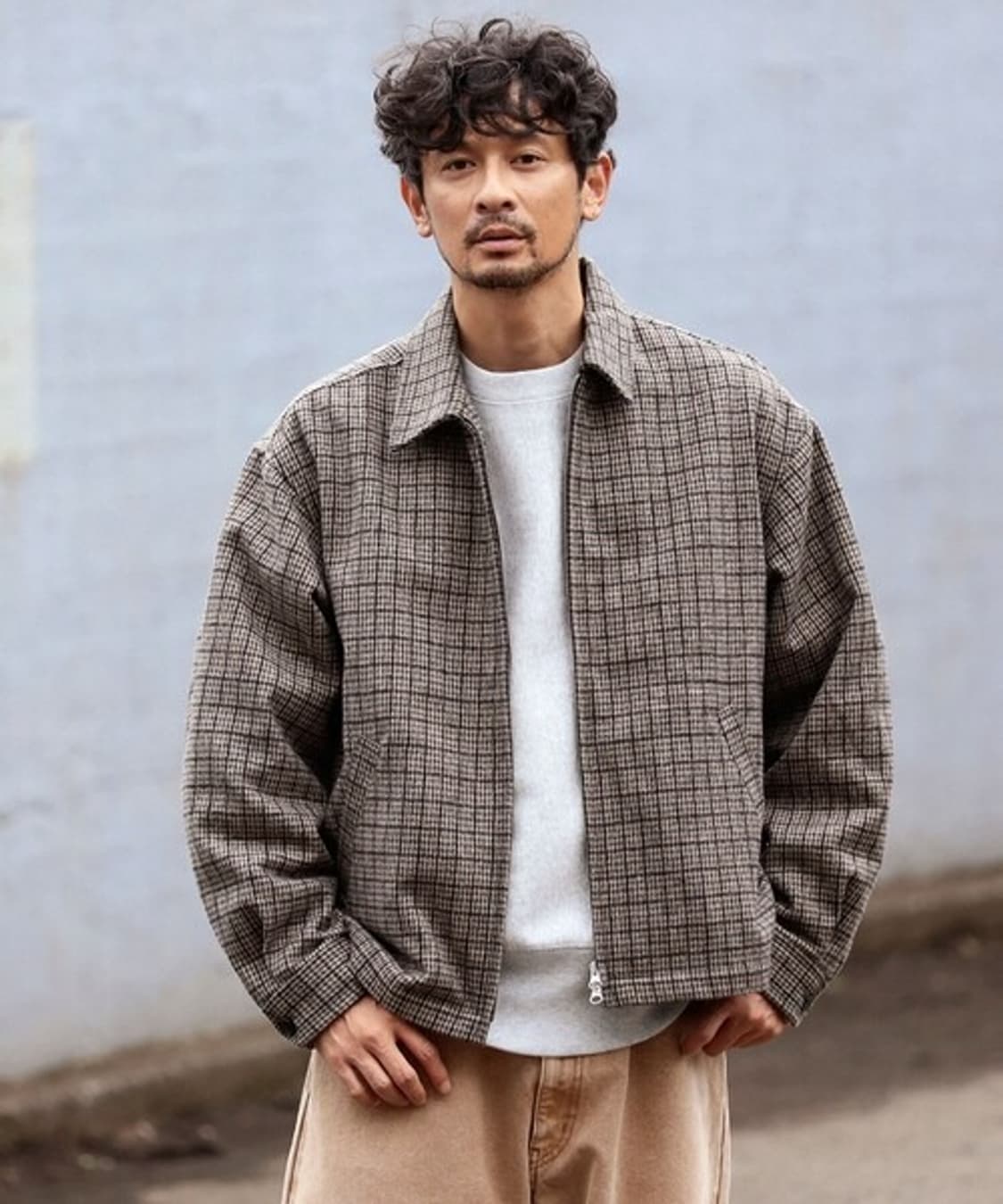 B:MING by BEAMS Check Zip Blouson 상품이미지2