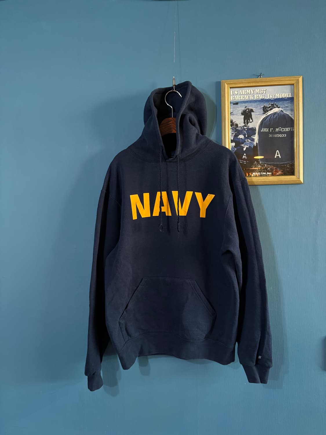 90-00‘s Soffe US Navy Sweat Hooded 상품이미지1