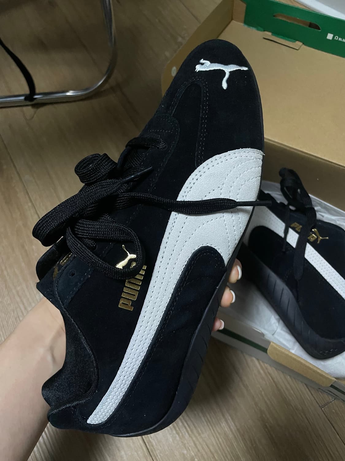 푸마 스피드캣 OG 블랙/화이트 260 상품이미지4