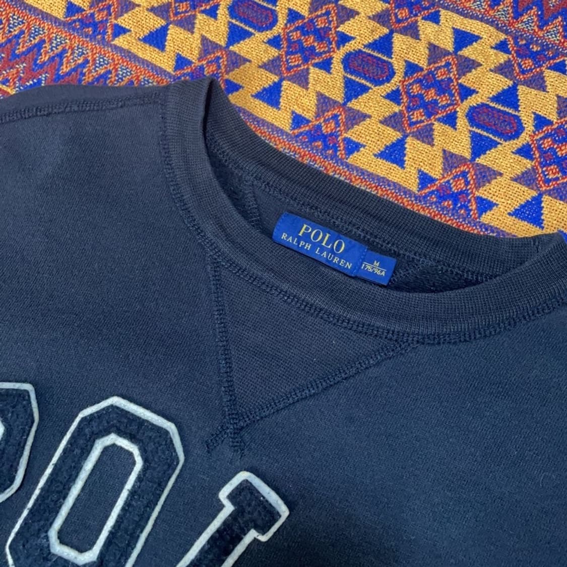 [100] 폴로랄프로렌 기모 자수 맨투맨 상품이미지3