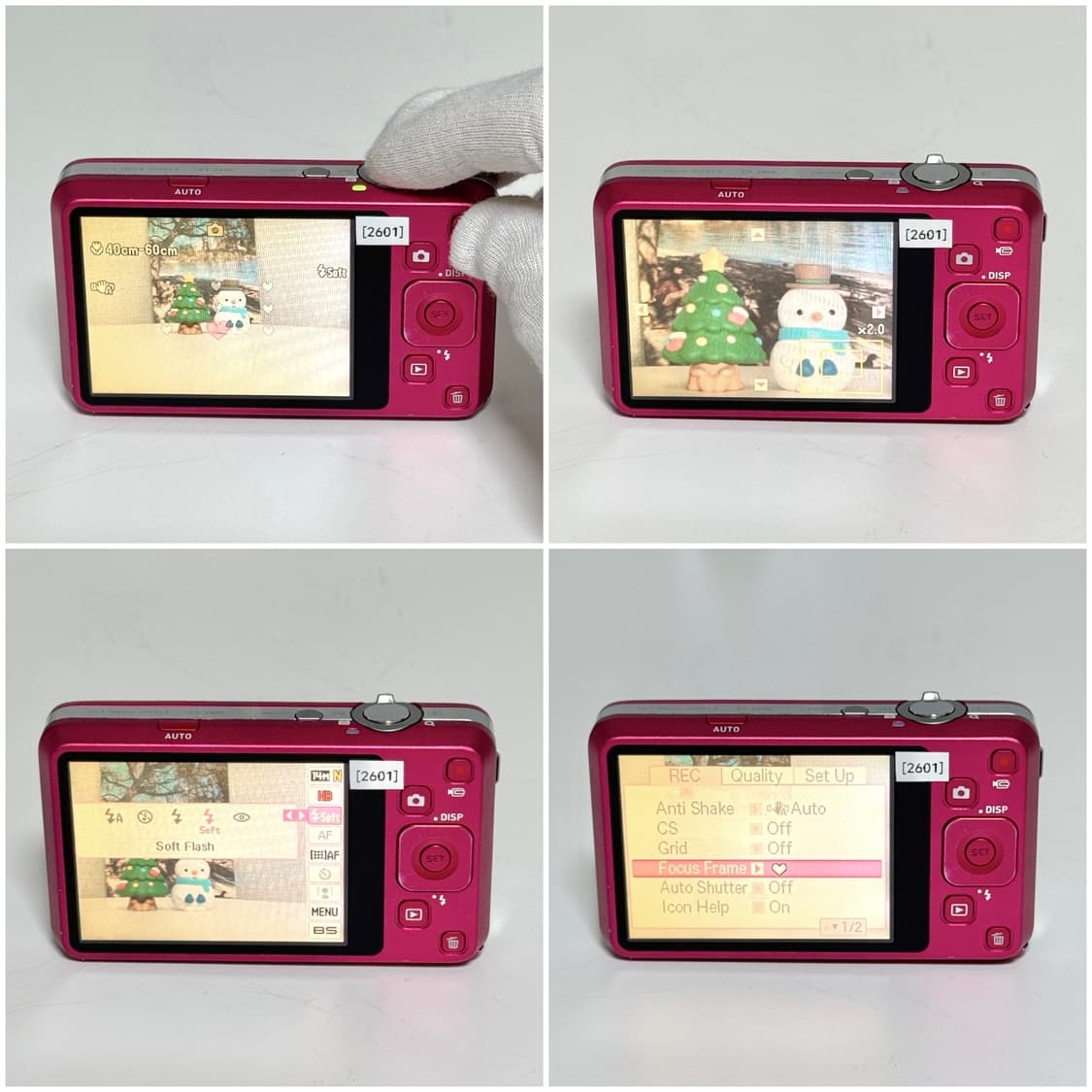 카시오 엑슬림 Z800 체리핑크 빈티지디카 상품이미지4