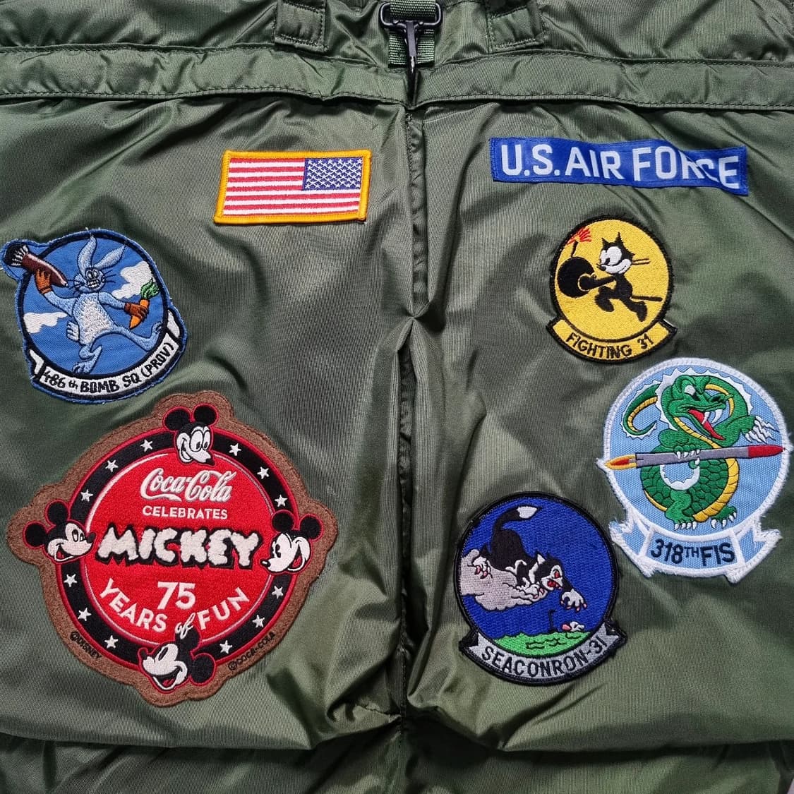 00s 미공군 헬멧백 풀 패치업 미사용품 상품이미지3