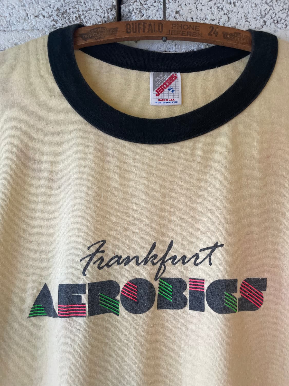 1980-90's Vintage JERZEES Ringer T-Shirt 상품이미지2