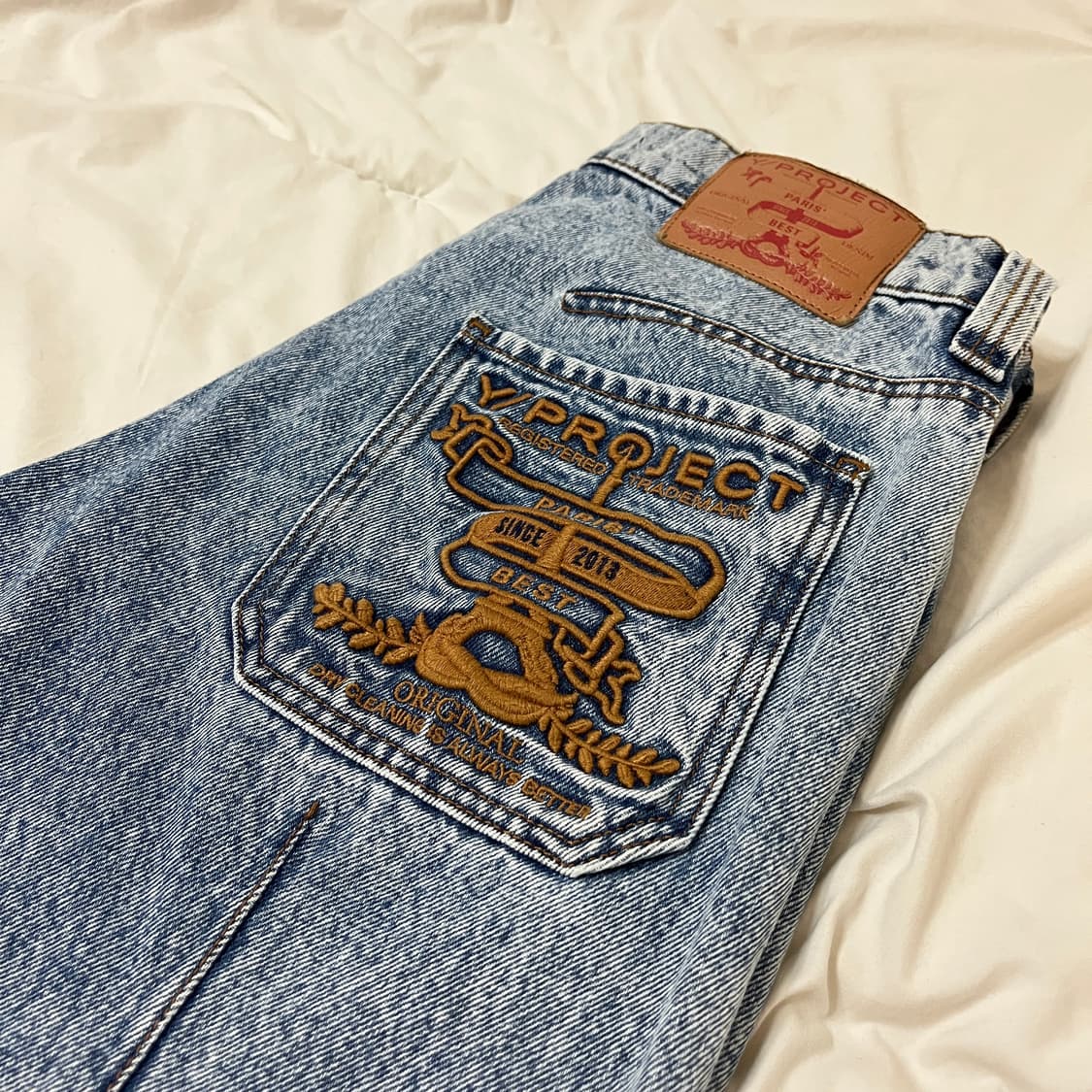 와이프로젝트 파리스 베스트 데님 스카이블루 상품이미지3