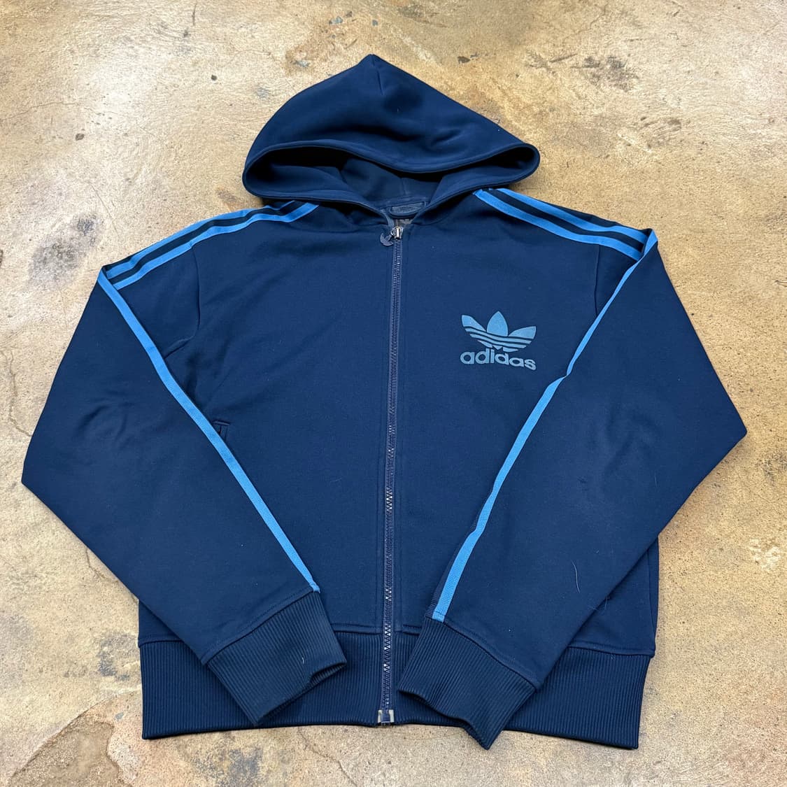 아디다스 네이비 하늘 후플 후드집업 플락 져지 100 상품이미지2
