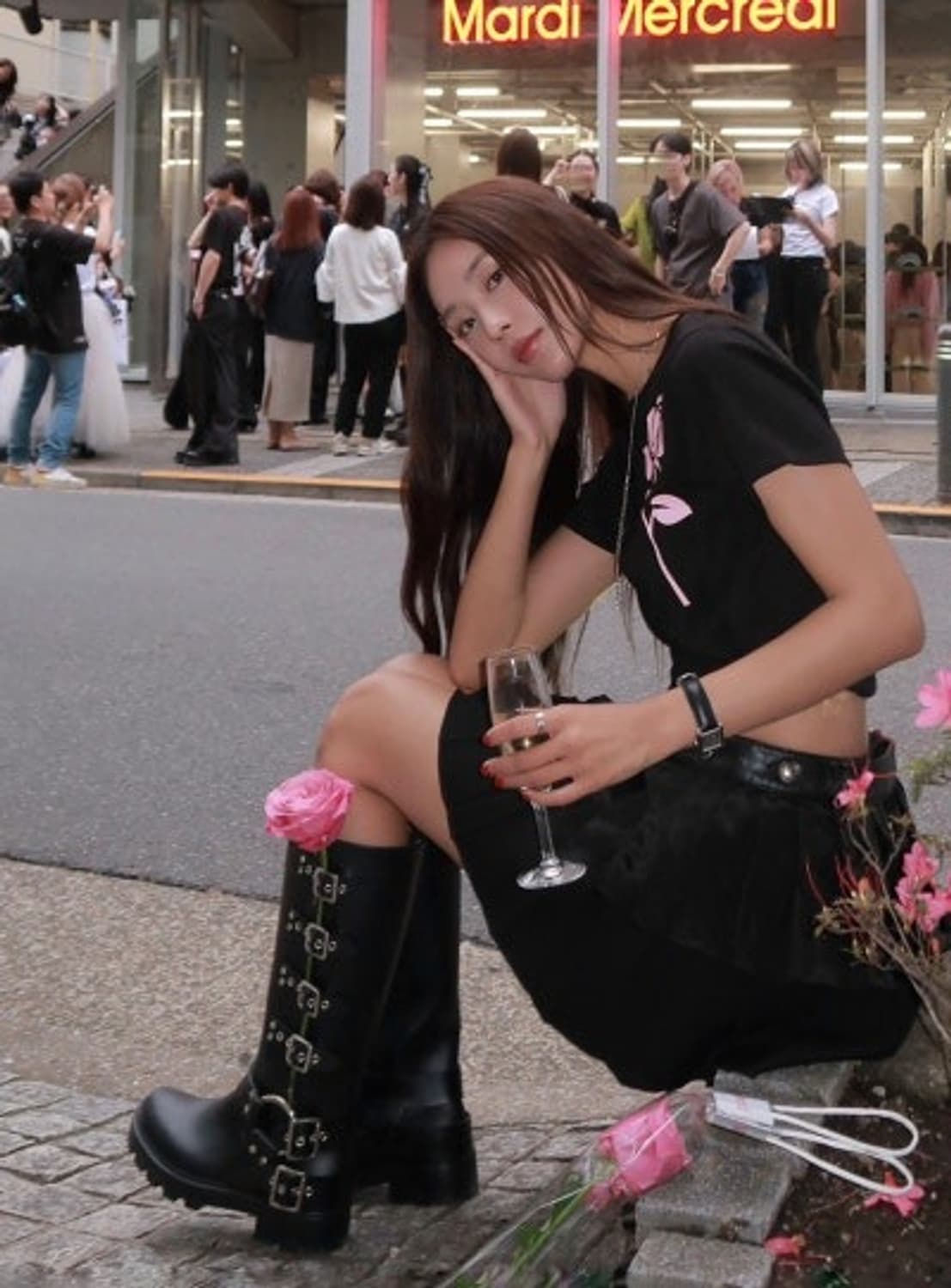 Mardi Mercredi WILD RAIN BOOTS LONG_BLAC 상품이미지1