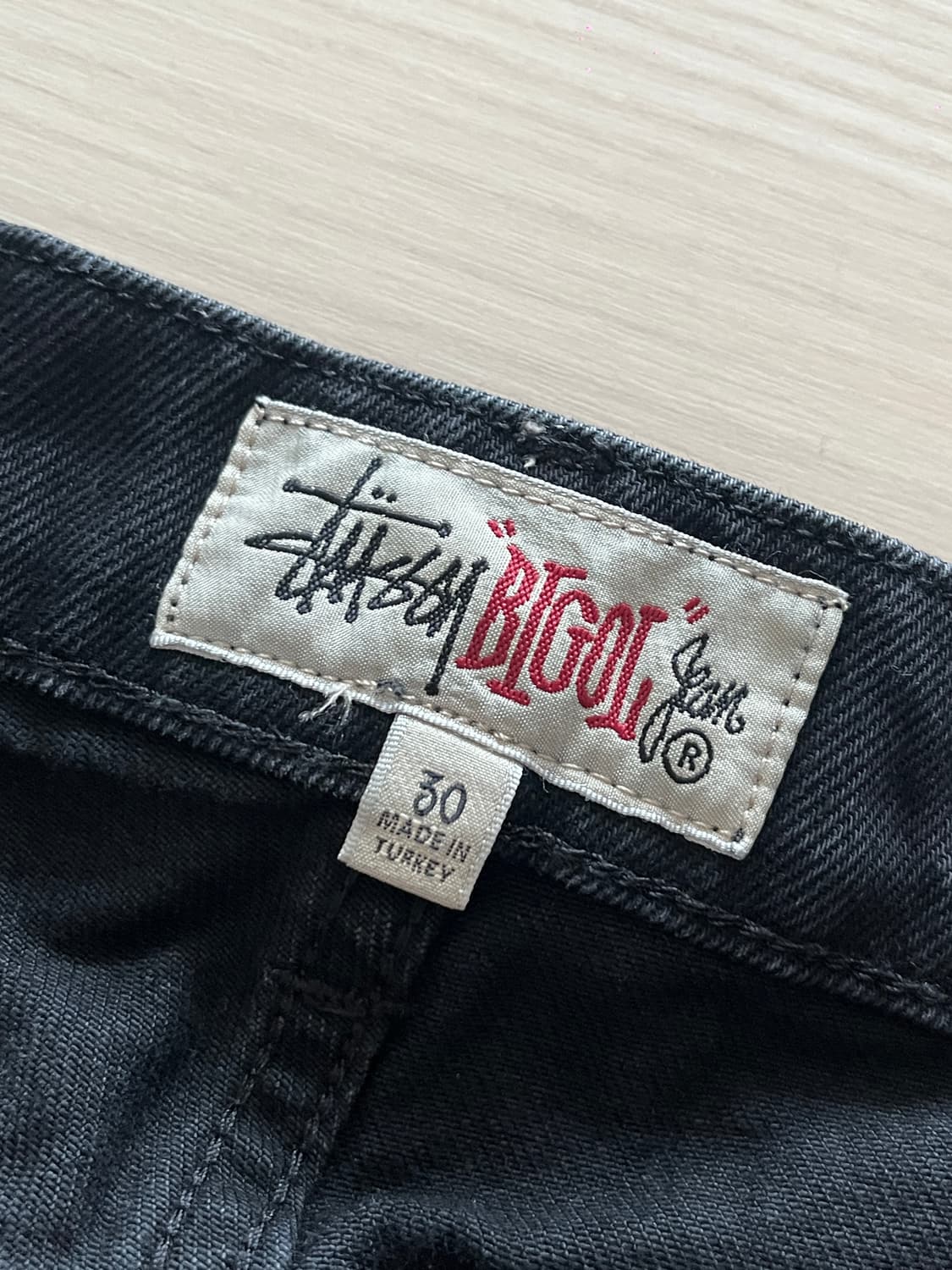 stussy 스투시 빅올진 Big Ol’ 블랙 데님 30 상품이미지4