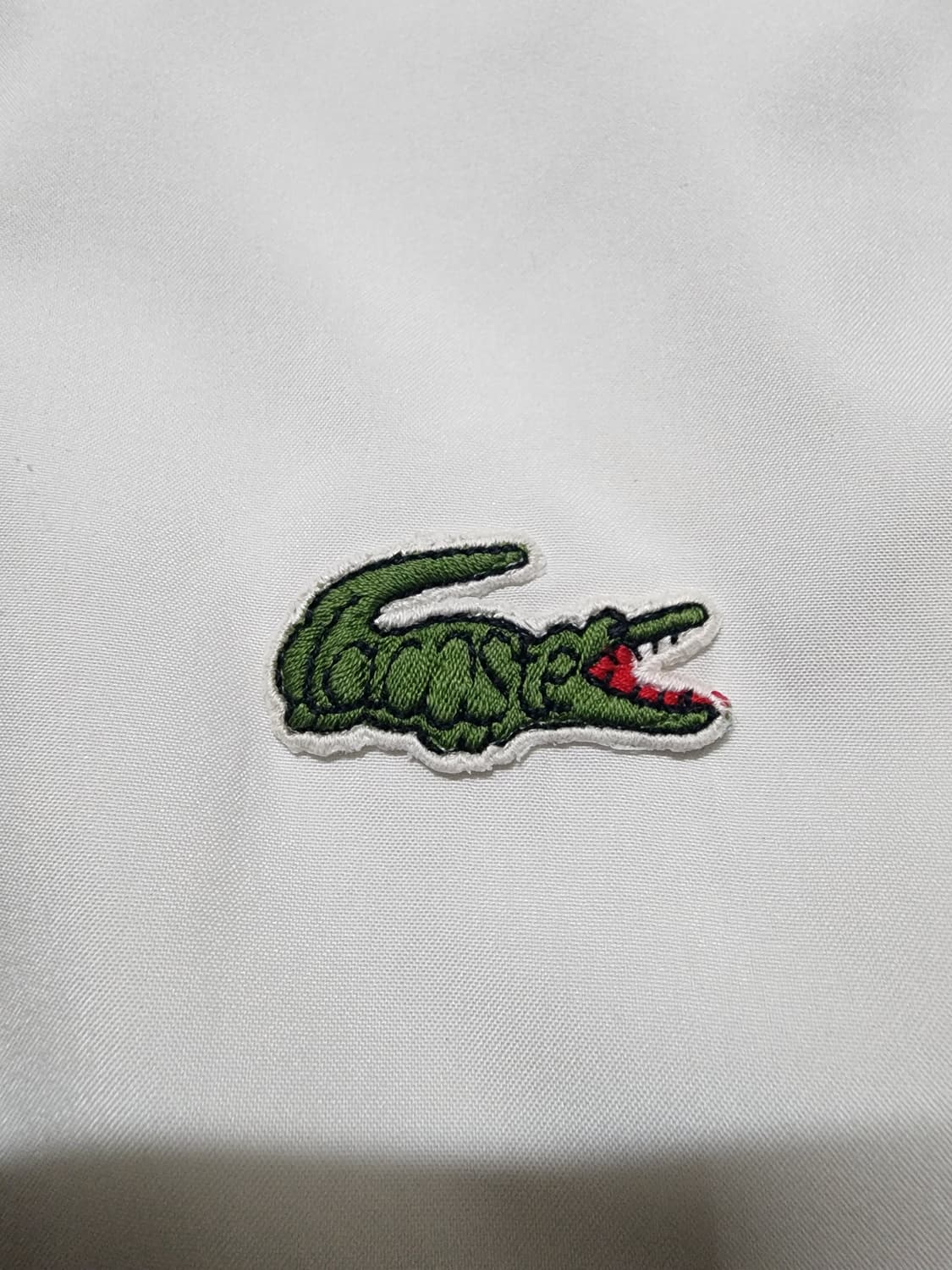 빈티지 서광 라코스테 화이트 올드스쿨 바람막이 자켓 공용 상품이미지5