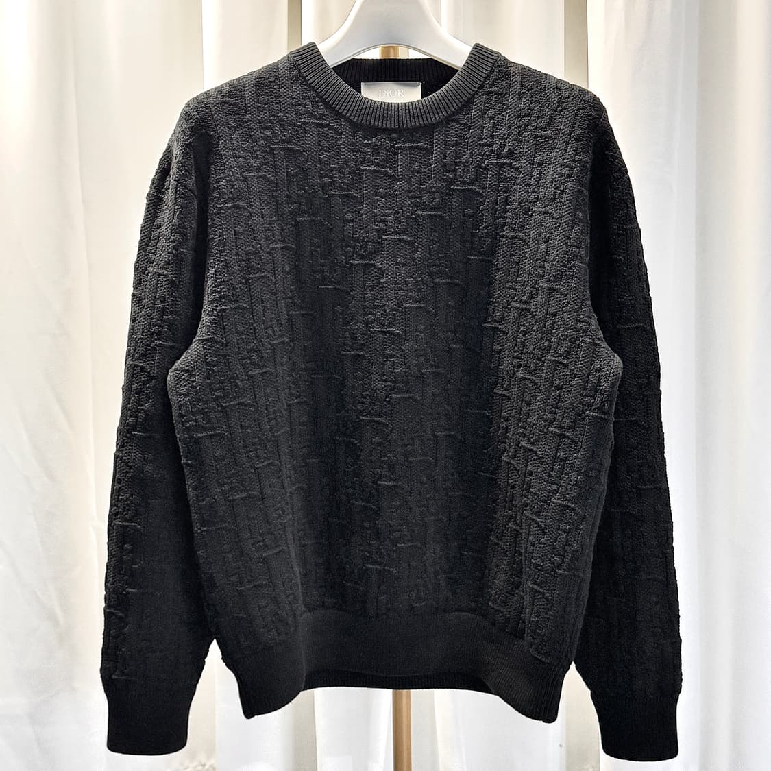 [새상품급/L] 25FW 디올 오블리크 블랜드 자카드 풀오버 니트 상품이미지2