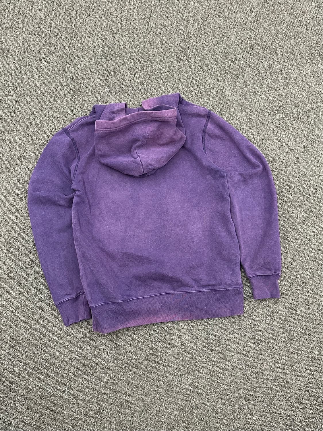 XS)GAP 헤리티지 로고 다크 바이올렛 후디 상품이미지8