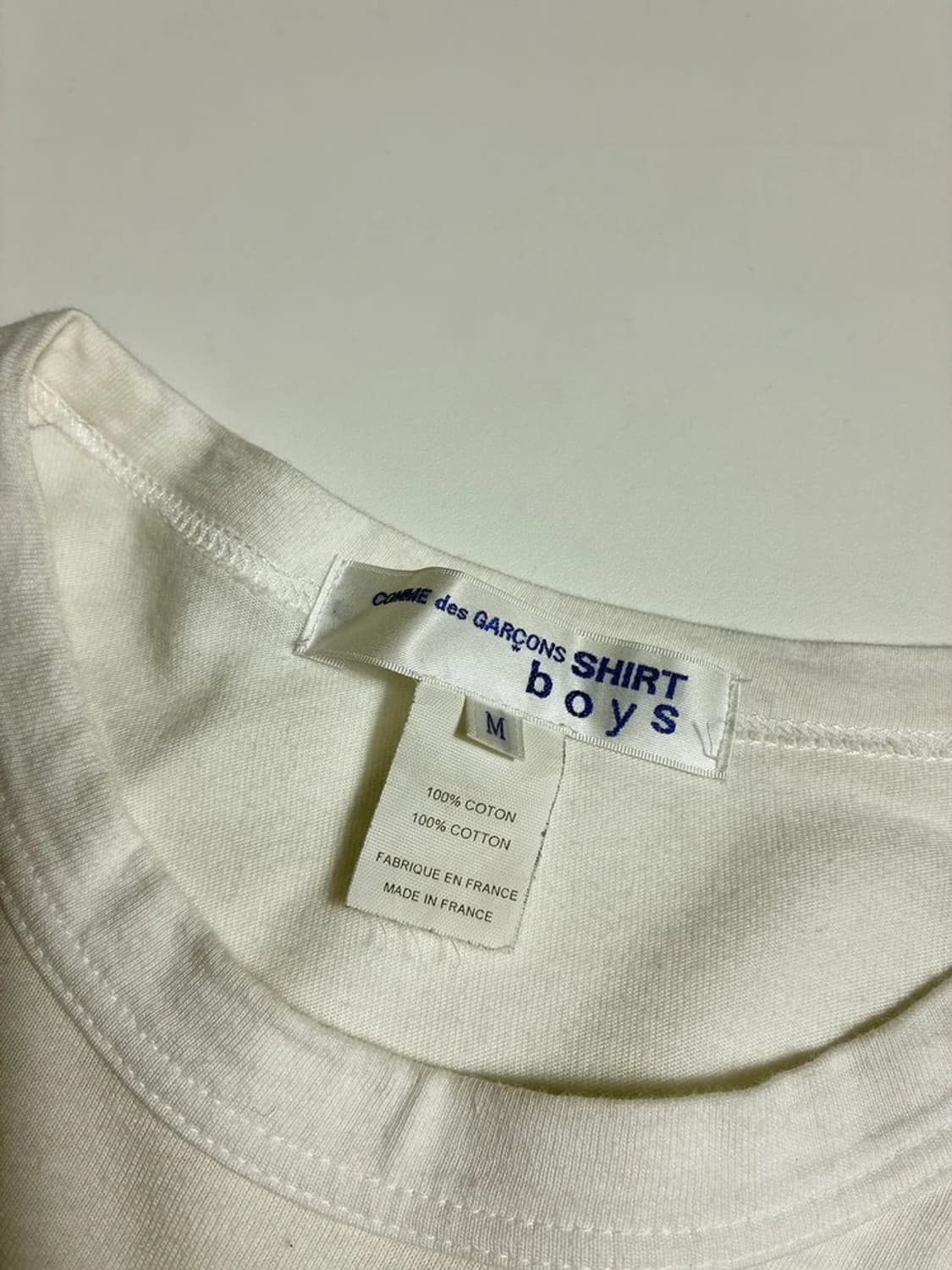 꼼데가르송셔츠 19SS 보이즈 배색 롱 슬리브 R2007 상품이미지6