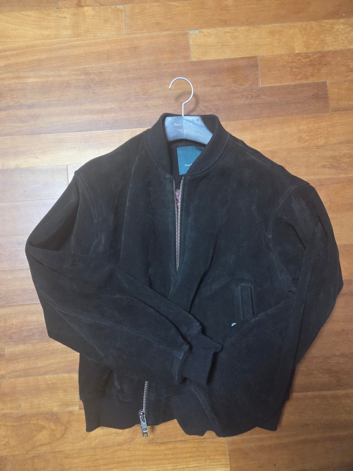 1) 언더마이카 불꽃 스웨이드 블루종 자켓 상품이미지2