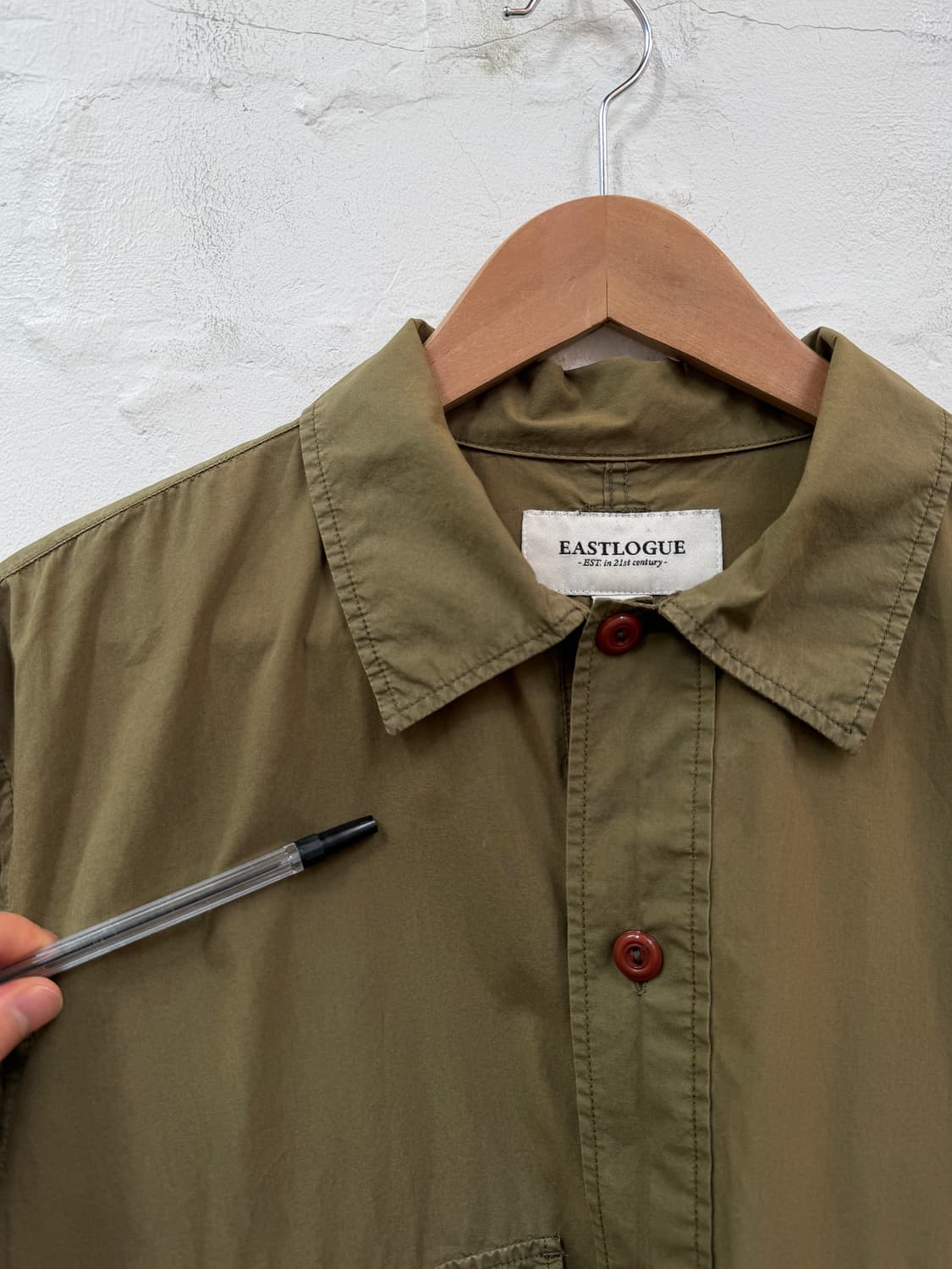 Eastlogue 이스트로그 포켓 트래킹 셔츠 올리브 M 상품이미지6