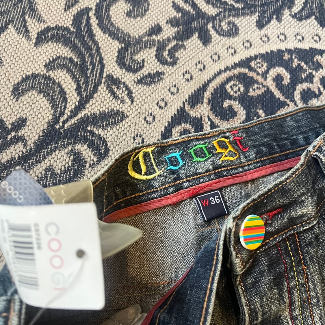 36 COOGI 데님 하프 팬츠/W2377 상품이미지5