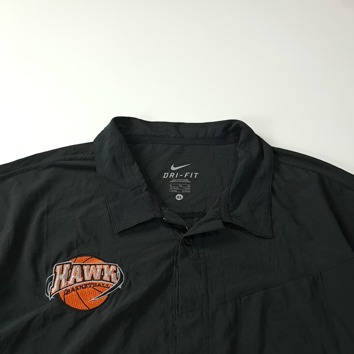CK731 XL 나이키 드라이핏 HAWK 바스켓볼 블랙 셔츠 남방 상품이미지2