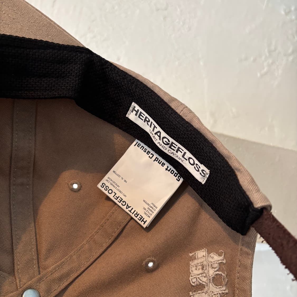 Heritagefloss 6panel Cap 상품이미지2