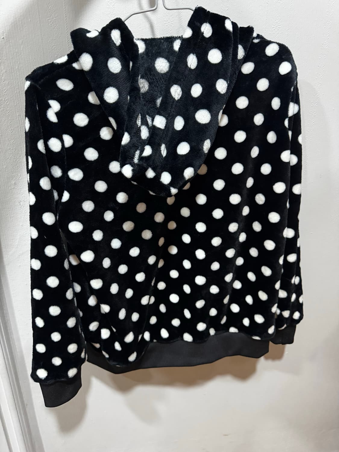 빈티지 도트후리스 후드 집업 새상품 상품이미지6