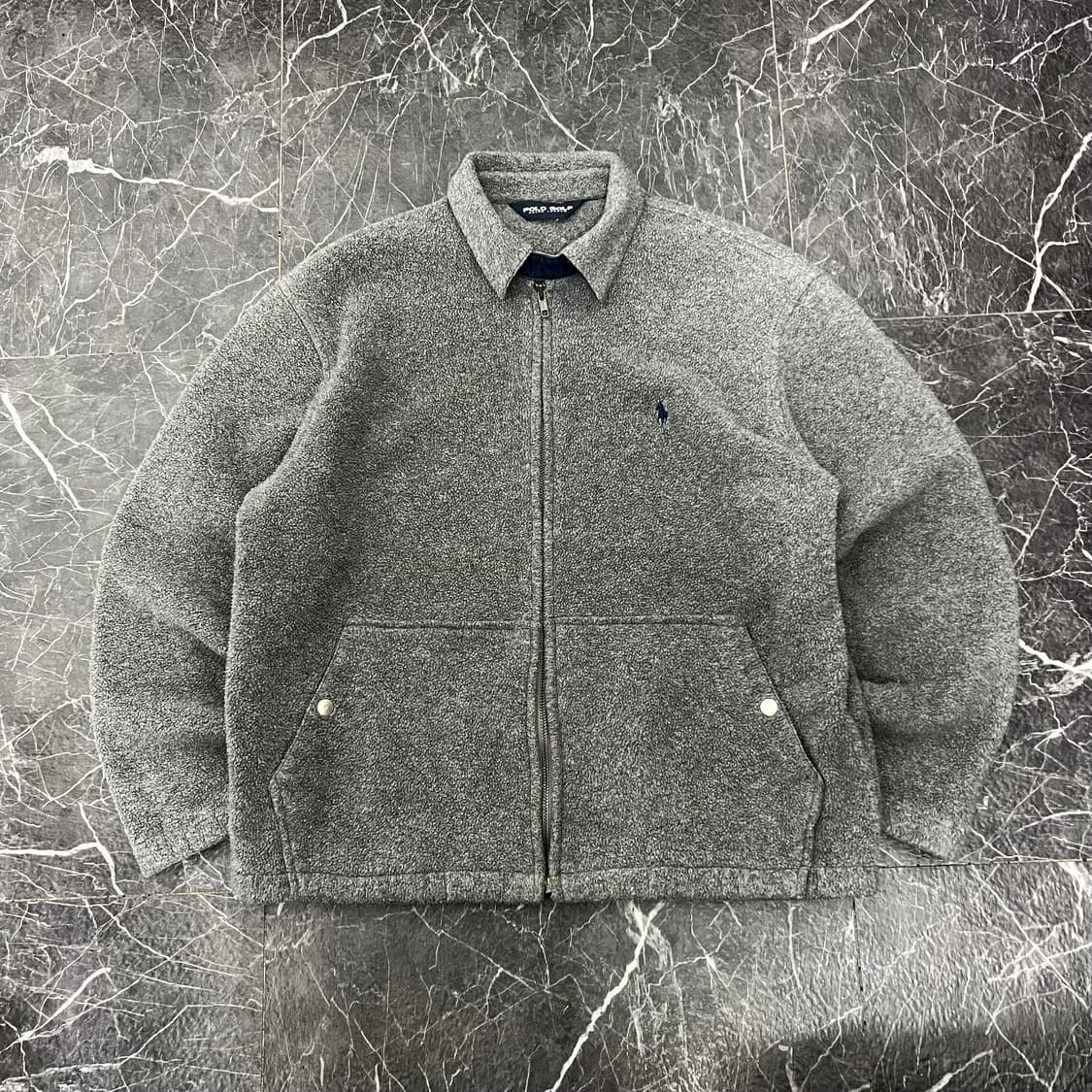 폴로랄프로렌 포니 그레이 플리스 스윙 집업 자켓 상품이미지1