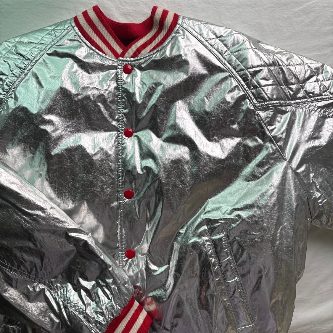 [46] 셀린느 실버 봄버 자켓 상품이미지1