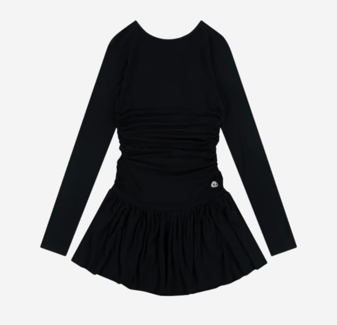 코이세이오 드레이핑 원피스 블랙 상품이미지1