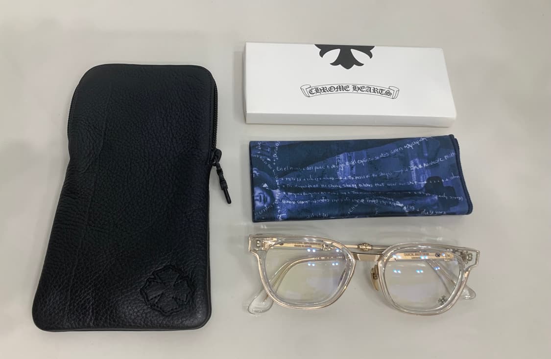 크롬하츠 덕버터 크리스탈 골드 [CRYS/GP] 안경 클리어 상품이미지2