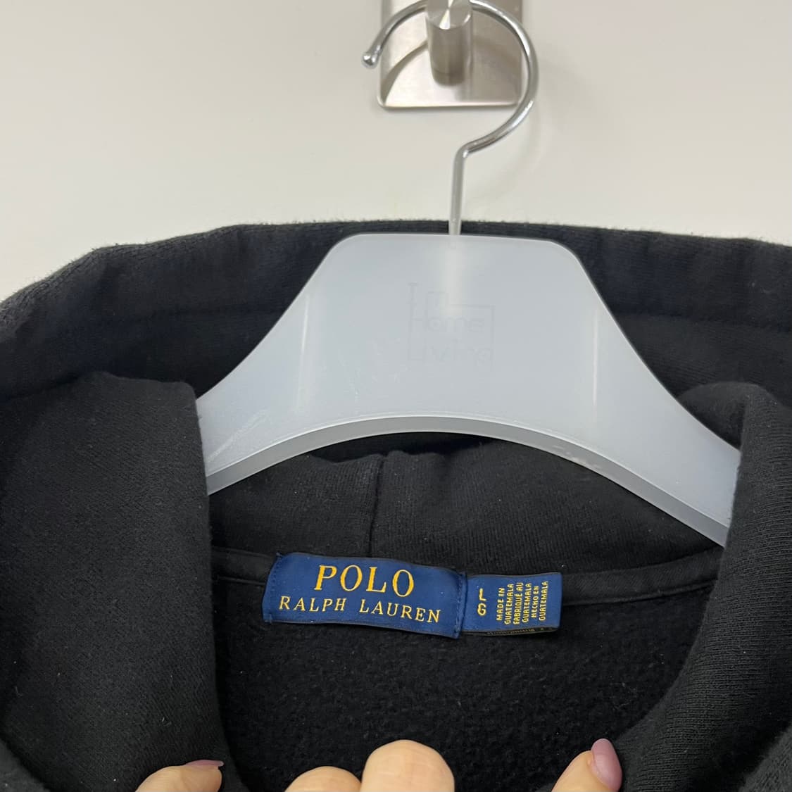 폴로 랄프로렌 신형 레드 포니 블랙 후드티 상품이미지5