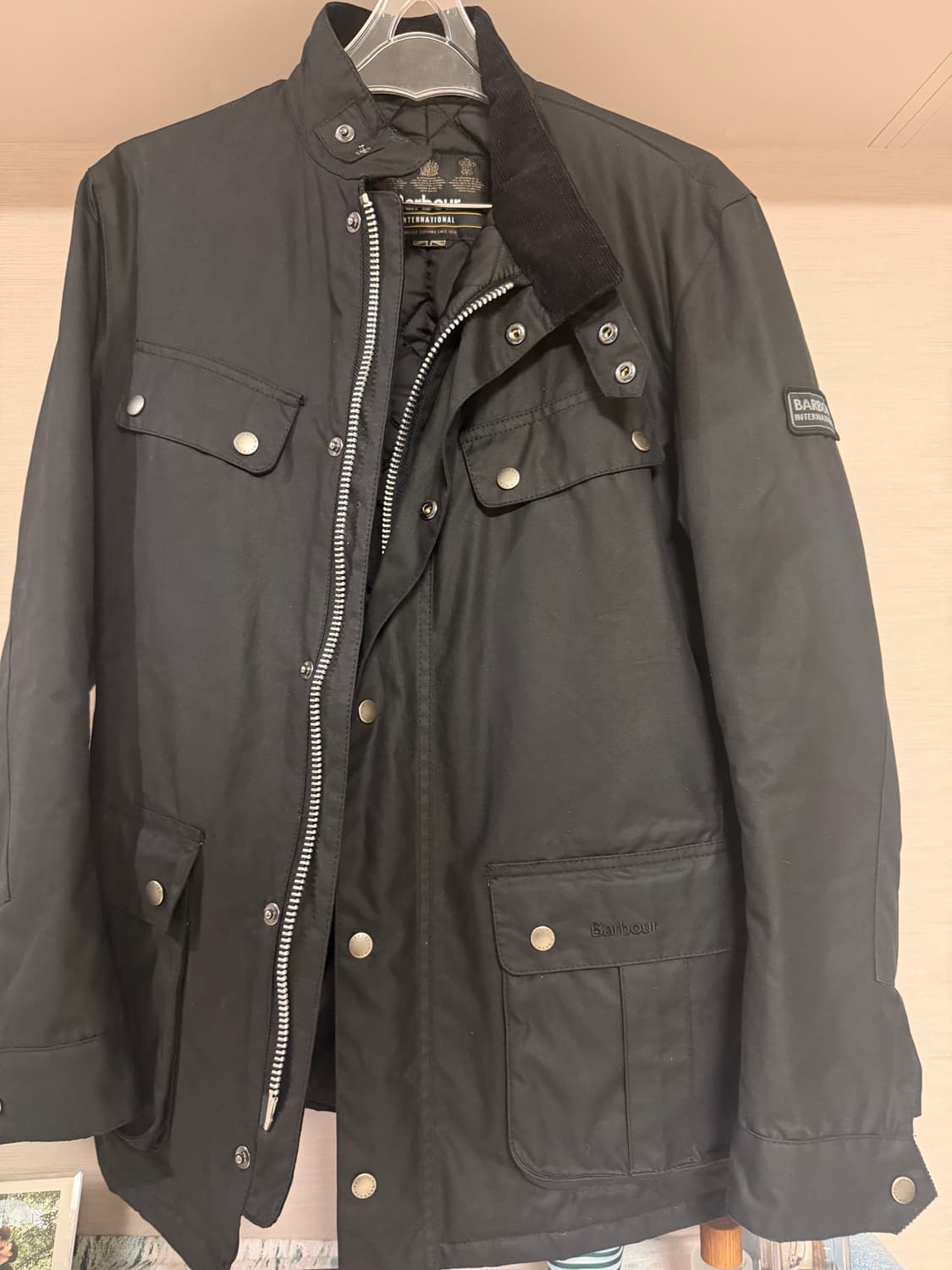 바버인터네셔널 듀크 블랙 m 상태최고 상품이미지3