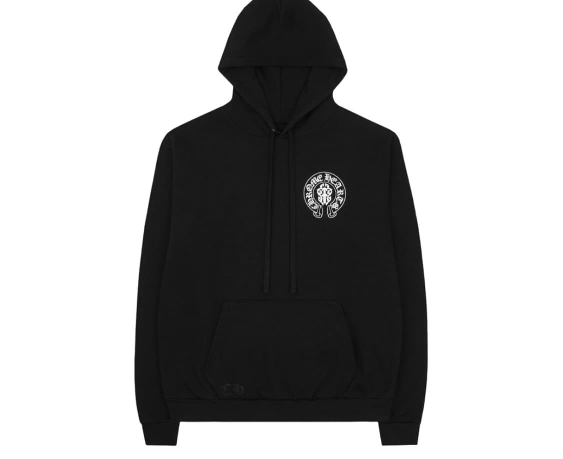 [S] 크롬하츠 아메리칸 플래그 대거 후드 블랙 홀스슈 상품이미지2