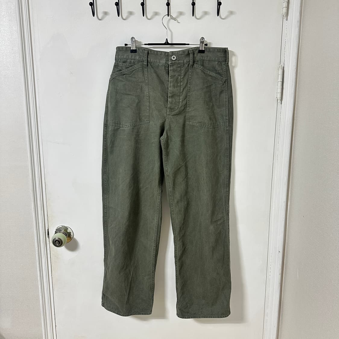 XL (30-32) 에스파이 베이커팬츠 올리브 상품이미지1