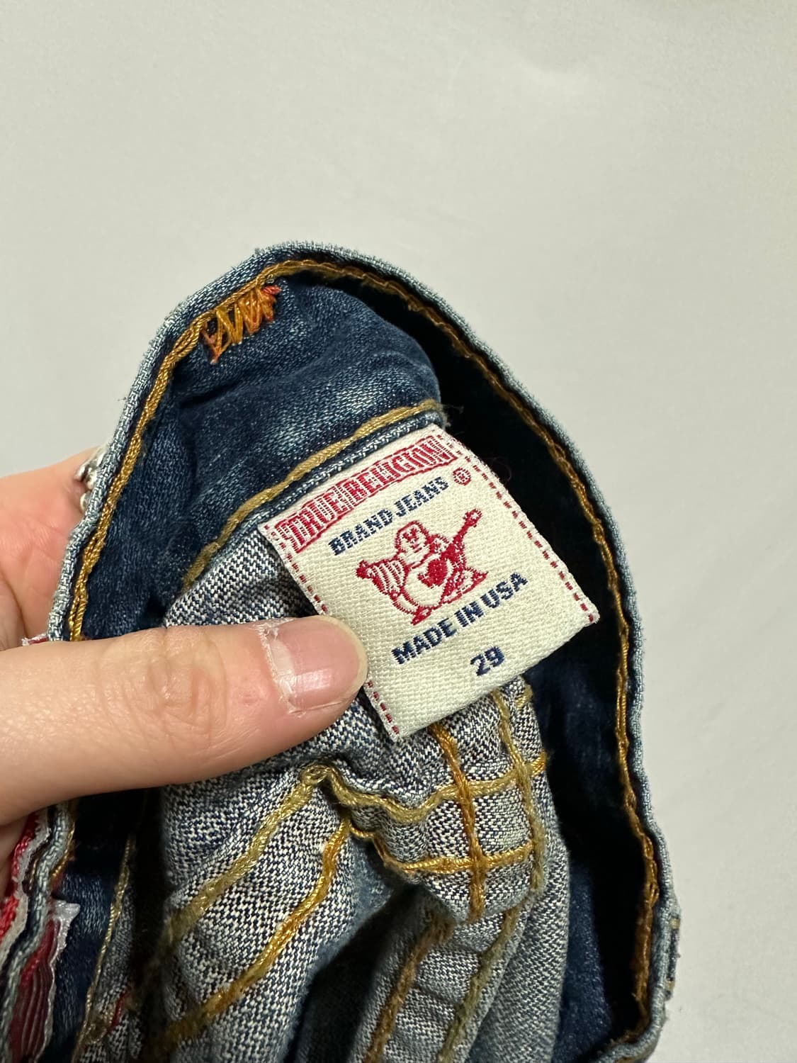 트루릴리젼 스티치 데님 팬츠 상품이미지4