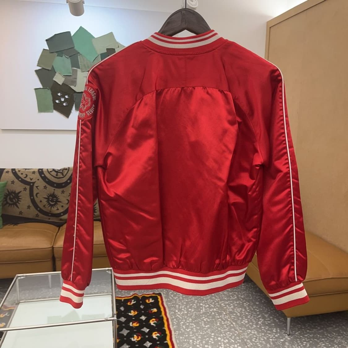 MLB 휴스턴 애스트로스 유니크 새틴 바시티 자켓 95 C07777 상품이미지4