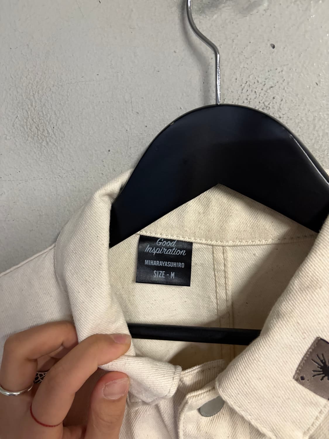 MIHARA YASUHIRO x GU trucker jacket ivor 상품이미지7