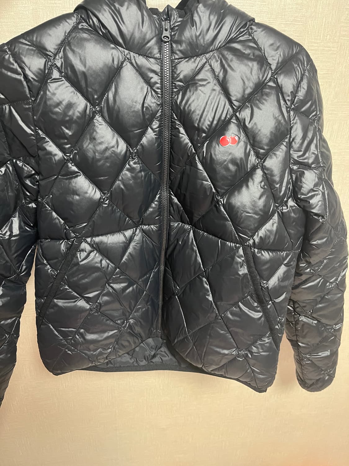 키르시 경량패딩 클라우드 크롭 다운 블랙 사이즈1 상품이미지3