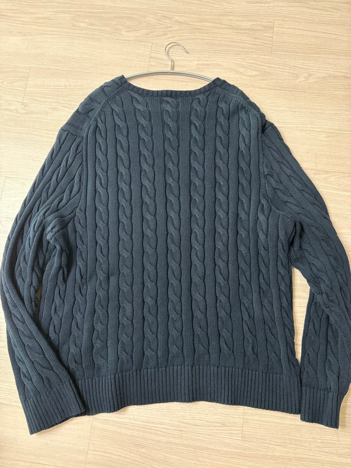 폴로 랄프로렌 꽈배기니트 네이비 2XL 상품이미지2