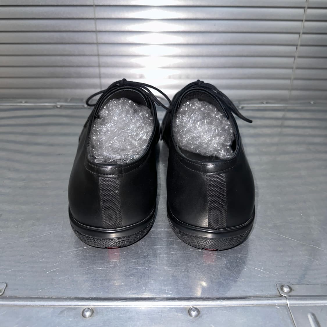 00s 빈티지 프라다 스포츠 가죽 레이스업 로퍼 상품이미지6