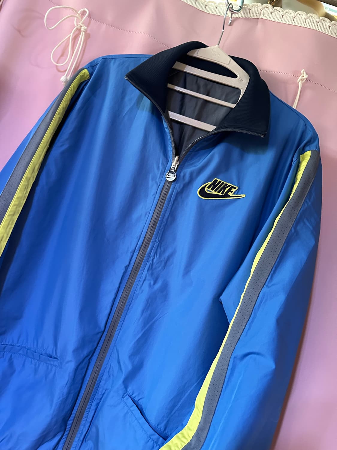 나이키 리버시블 집업 나이키 올드스쿨 대장 희귀 바람막이 자켓 양면집업 상품이미지2