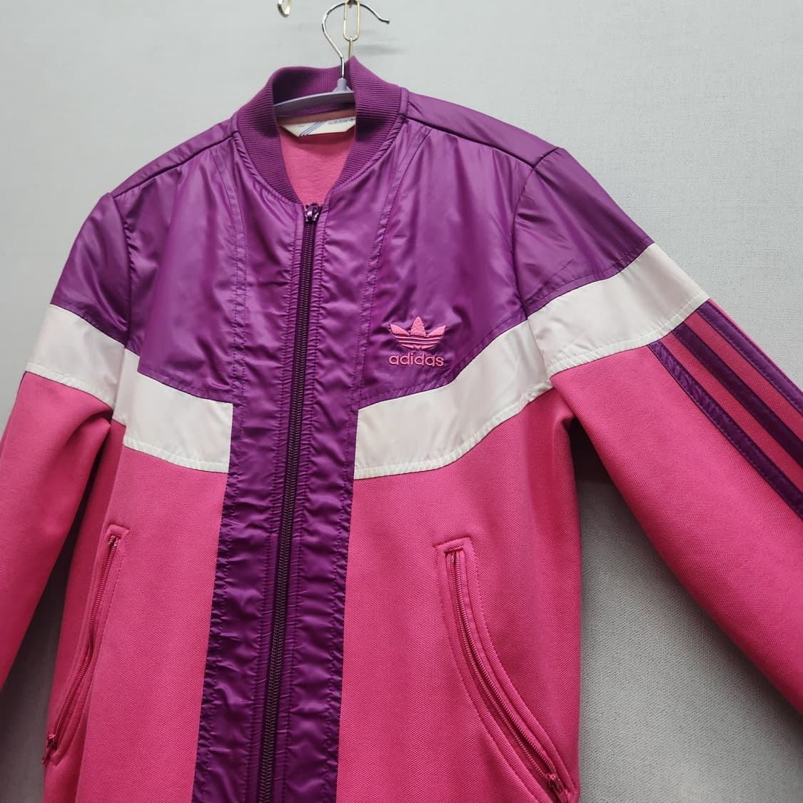 아디다스 로고 삼선 트랙탑 Y2K 져지 90(S) 상품이미지3