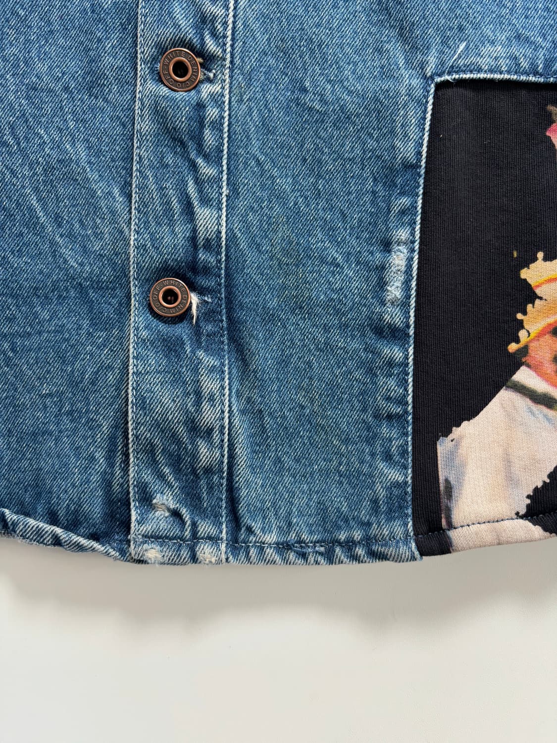 Off White 오프화이트 프린팅 데님 셔츠  상품이미지9