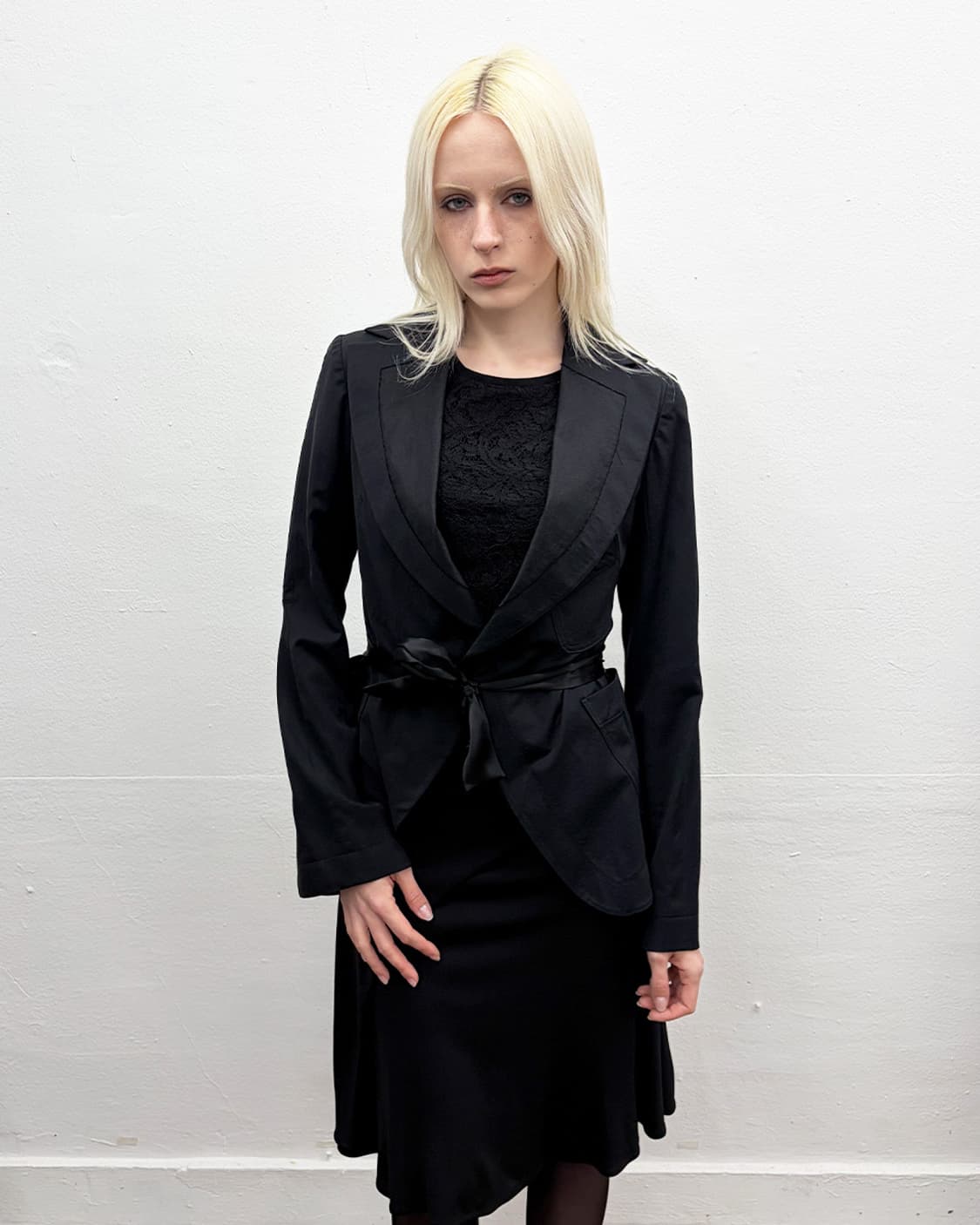 샤론 워숍 벨티드 테일러드 자켓 상품이미지1